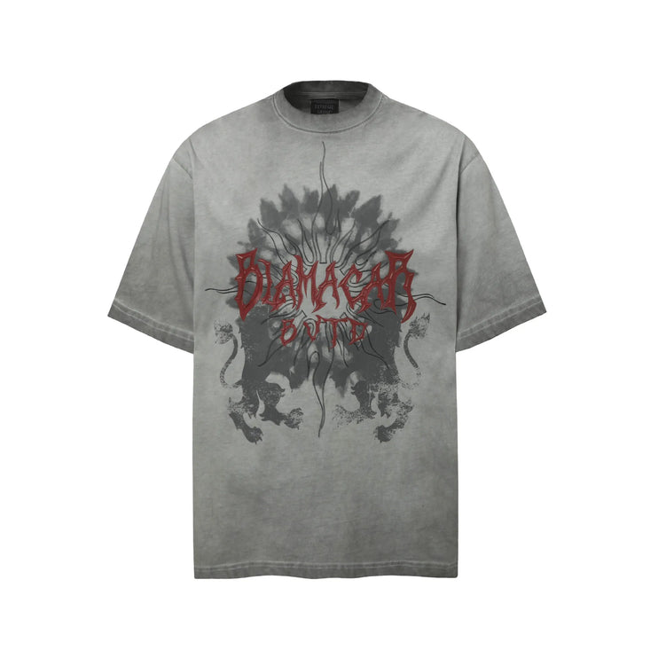 Gray Washed T-Shirts—4398 - TALKLESSFASHION