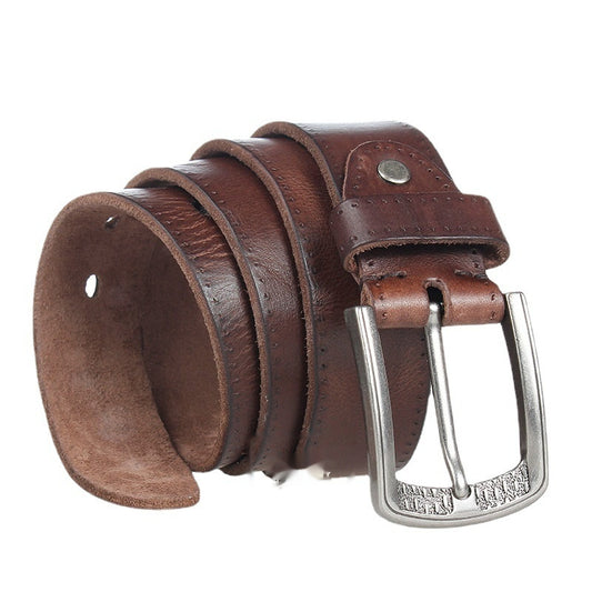 Alloy Charm Leather Belt—-0898 - TALKLESSFASHION