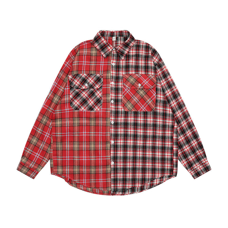Double trend material shirt —2119 - TALKLESSFASHION