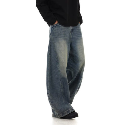 Retro Wide Leg Jeans—7365 - TALKLESSFASHION