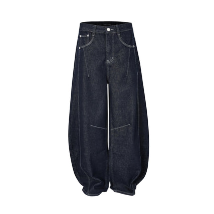 Tailor stich Wide-Leg Jeans--4435 - TALKLESSFASHION