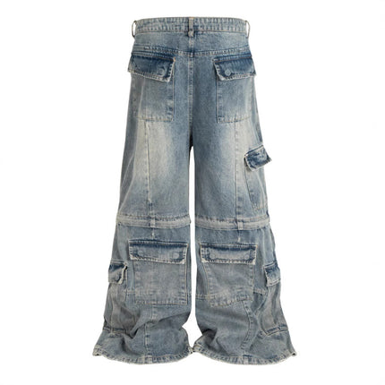 Dual-Flex Distressed Jeans—1662 - TALKLESSFASHION