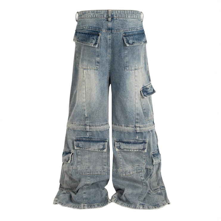 Dual-Flex Distressed Jeans—1662 - TALKLESSFASHION
