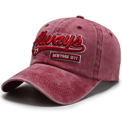 Washed denim cap—6435 - TALKLESSFASHION