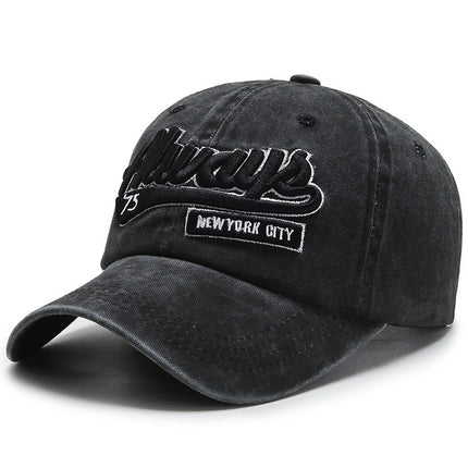 Washed denim cap—6435 - TALKLESSFASHION