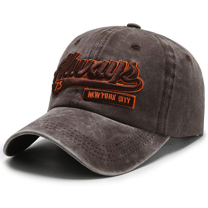 Washed denim cap—6435 - TALKLESSFASHION