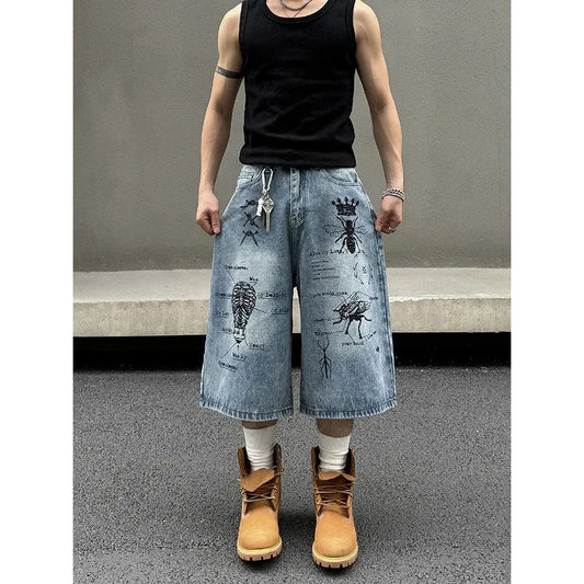 Loose washed Vintage jort----- 5048 - TALKLESSFASHION