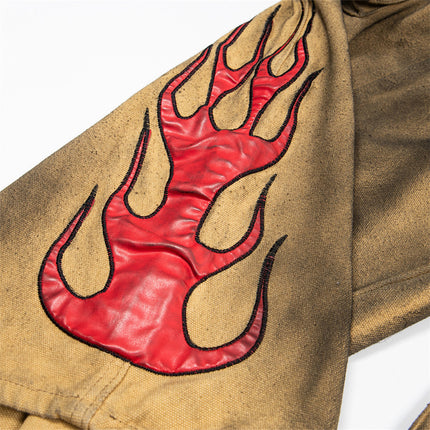 Waste Soil Wind Tie-dyed Old Dirty Cargo Jeans Men - TALKLESSFASHION