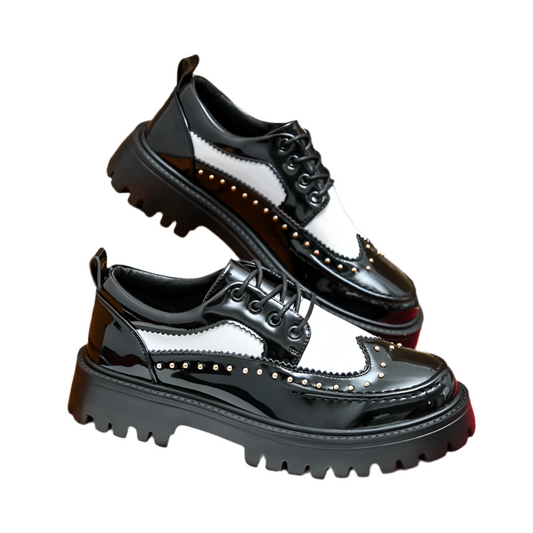 TLF Casual Patent Leather Shoe. ——2952 - TALKLESSFASHION