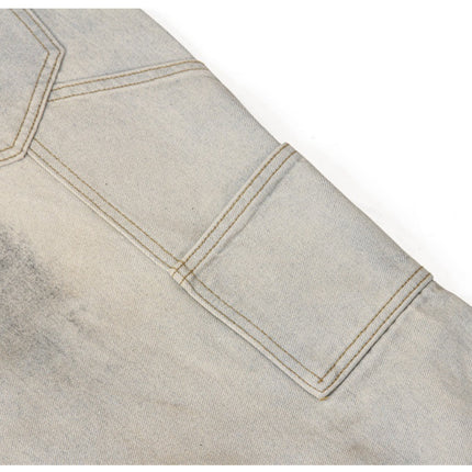 Shabby Dirty Loose Hole Jeans—8739 - TALKLESSFASHION