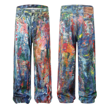 Spring New Retro Heavy Industry Loose Design Jeans - TALKLESSFASHION