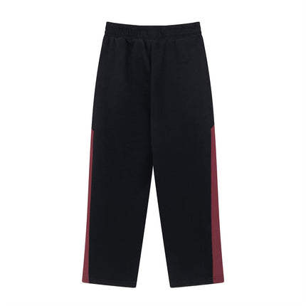 TALKLESS Ribbon Matching Striped Straight Pants--6142 - TALKLESSFASHION