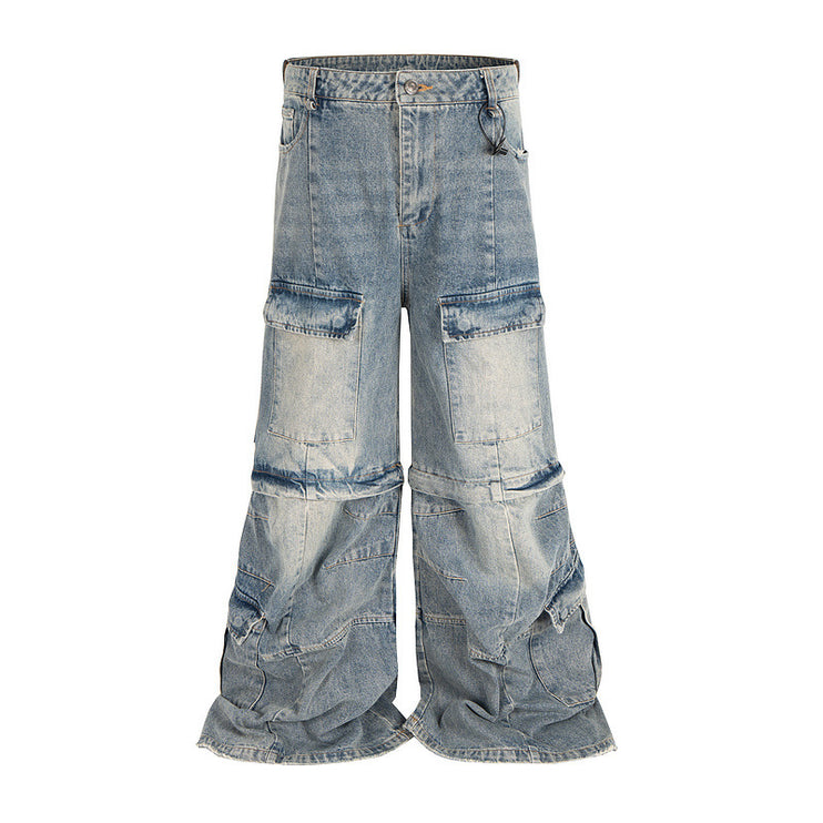 Dual-Flex Distressed Jeans—1662 - TALKLESSFASHION