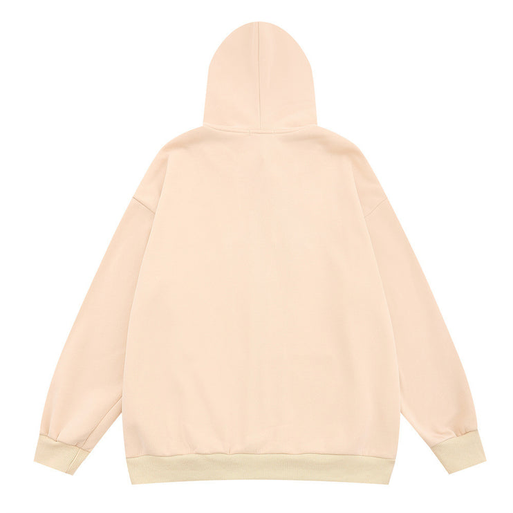 Five-pointed Star ZIP-Up Hooded Sweater—4544 - TALKLESSFASHION