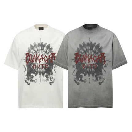 Gray Washed T-Shirts—4398 - TALKLESSFASHION