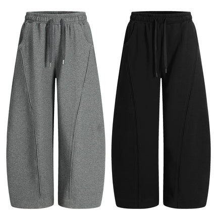 American Retro  Drawstring sweatPants --7080