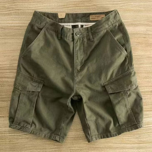 Workwear Casual Men's Loose Summer All-matching Straight Fifth Pants - TALKLESSFASHION