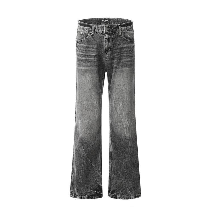 Industrial Heritage Denim Straight Jeans—9865 - TALKLESSFASHION