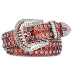 Red Silver Red Buckle / 105cm