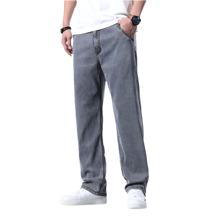 Lyocell Comfort Straight Jeans—9477 - TALKLESSFASHION