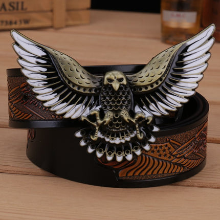 Men's Fashion Eagle Leather Belt - TALKLESSFASHION