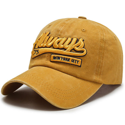 Washed denim cap—6435 - TALKLESSFASHION