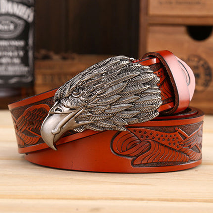 Men's Fashion Eagle Leather Belt - TALKLESSFASHION