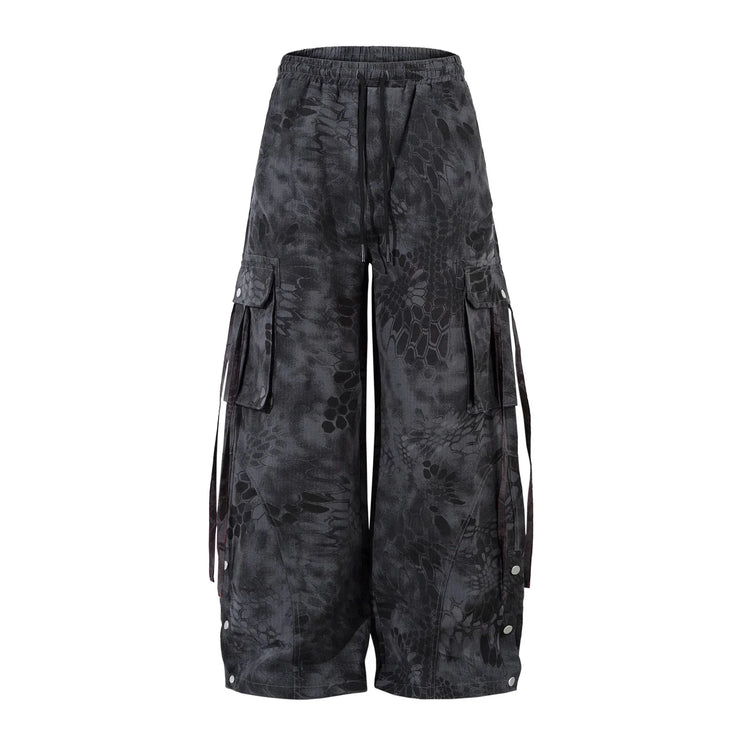Multil - Camouflage Snake Skin Pattern pant -----0471 - TALKLESSFASHION
