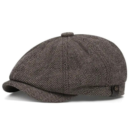Razor Party Hat Peaky Blinder Beret Male Octagonal Female Newsboy British Retro - TALKLESSFASHION