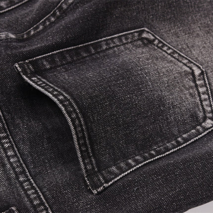 Fashion Wash Distressed Straight Jeans For Men - TALKLESSFASHION