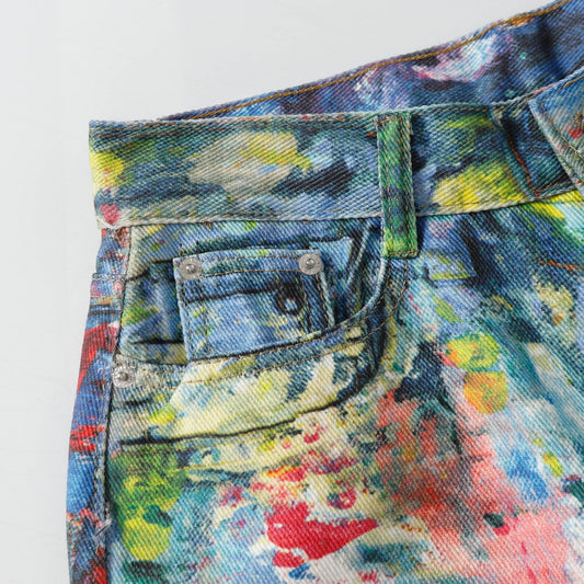Spring New Retro Heavy Industry Loose Design Jeans - TALKLESSFASHION