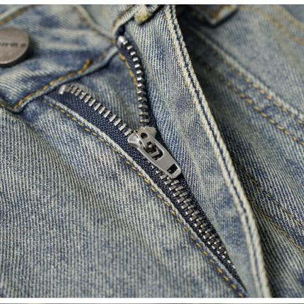 Vintage Stripe Distressed Jeans—7522 - TALKLESSFASHION