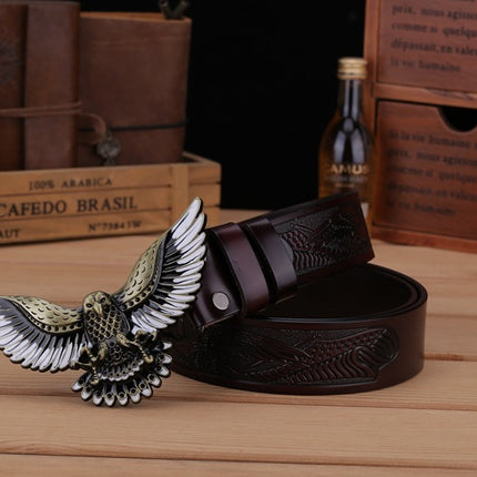 Men's Fashion Eagle Leather Belt - TALKLESSFASHION