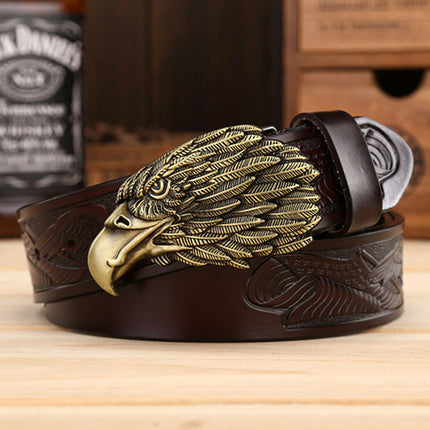 Men's Fashion Eagle Leather Belt - TALKLESSFASHION