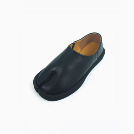 Velvet Hoof Luxe: Genuine Leather Split Toe Shoes—-4611 - TALKLESSFASHION