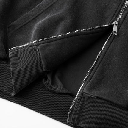 07 graphic design washed hoodie —-7095