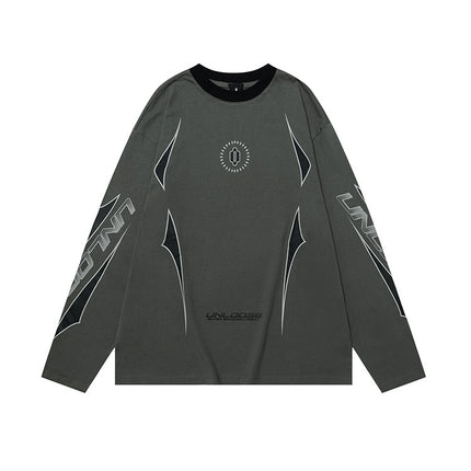 Round Neck Drop Shoulder Version Long Sleeves - TALKLESSFASHION