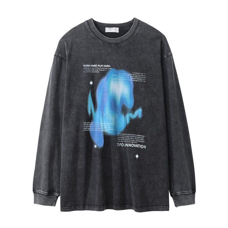 Enigma long Sleeve T shirts—-7991 - TALKLESSFASHION