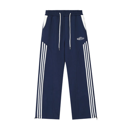 Side Striped Stitching Casual Pants---1554 - TALKLESSFASHION