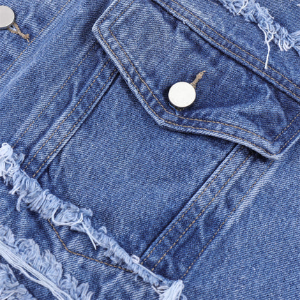 “Rugged Charm: The Distressed Jacket Trend”—7350 - TALKLESSFASHION