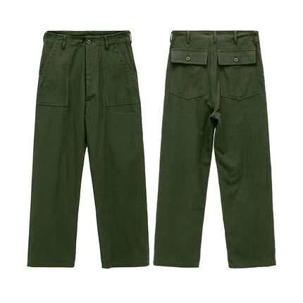 TALKLESS Solid Color Retro Casual Pants--4566 - TALKLESSFASHION