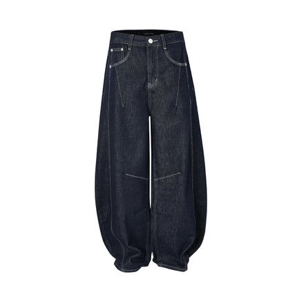 Tailor stich Wide-Leg Jeans--4435 - TALKLESSFASHION