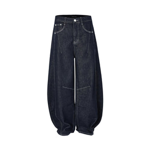 Tailor stich Wide-Leg Jeans--4435 - TALKLESSFASHION