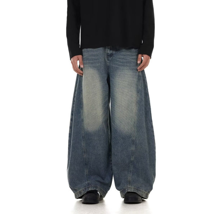 Retro Wide Leg Jeans—7365 - TALKLESSFASHION
