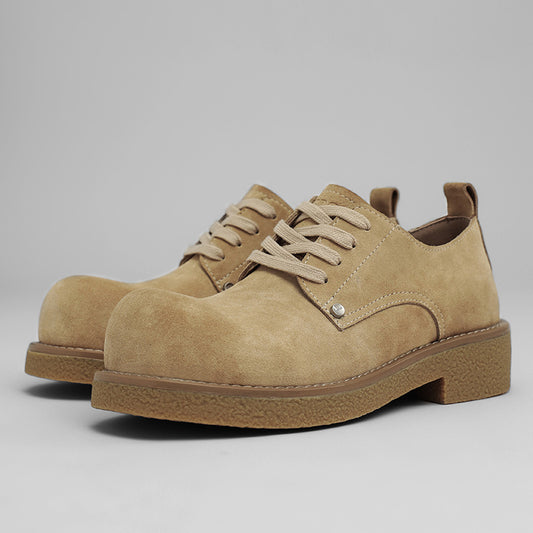 Casual Platform Height-increasing Martain Boots Big Head Derby Shoes British Style - TALKLESSFASHION