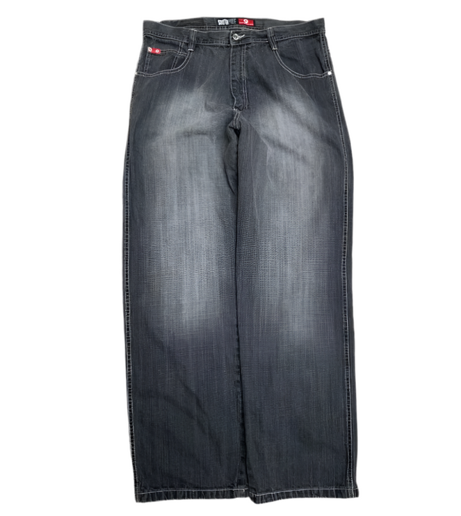South-Pole Black High Waist Washed Jeans ——-5724