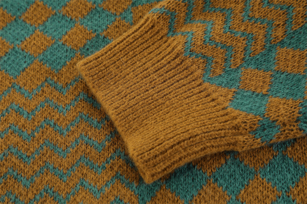Knitted Pullover Sweater--4567 - TALKLESSFASHION