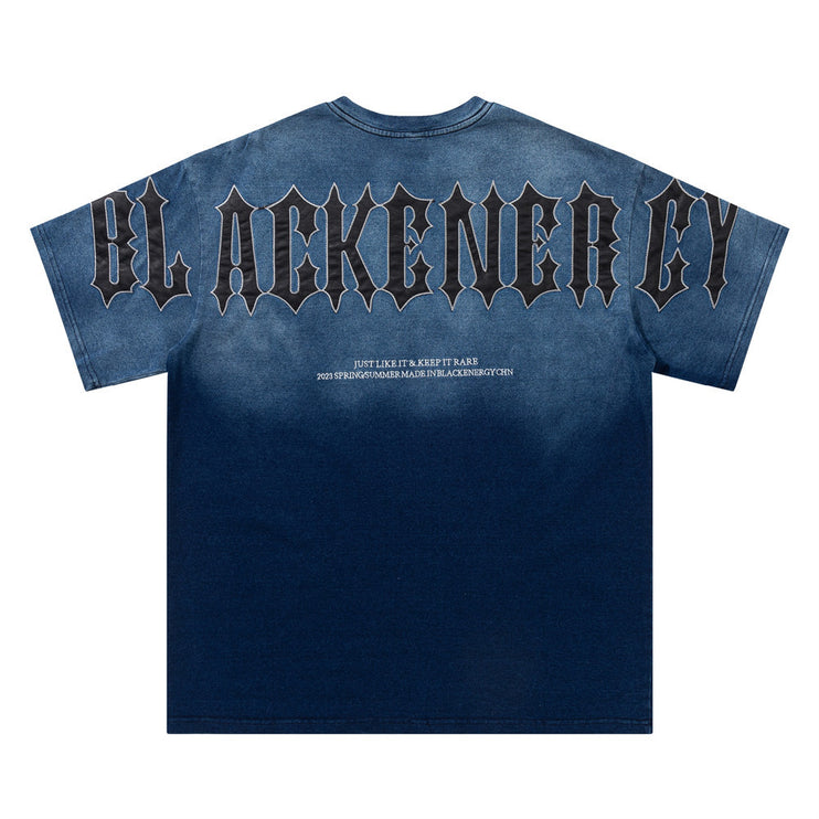 Black-Energy Embroidery T-shirt—4996 - TALKLESSFASHION