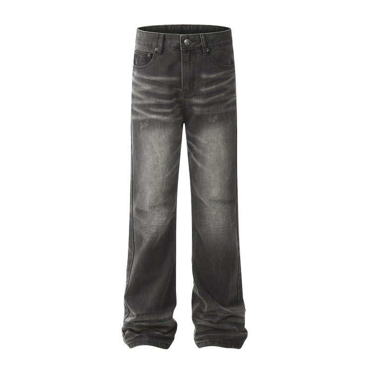 Retro Cat Beard Straight Jeans—9753 - TALKLESSFASHION