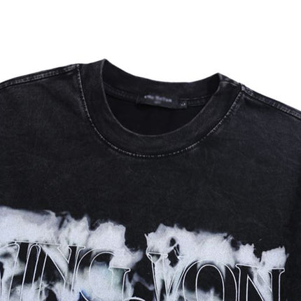 Black Knight Printed Round Neck T-shirt For Men - TALKLESSFASHION